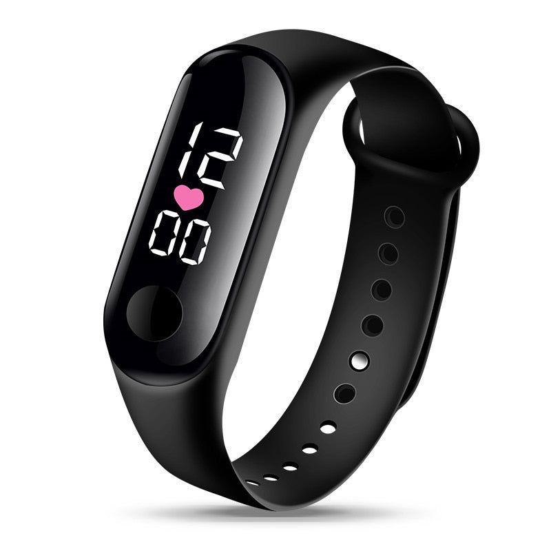 Candy Color Silicone Strap Watch LED Digital Watch Bracelet