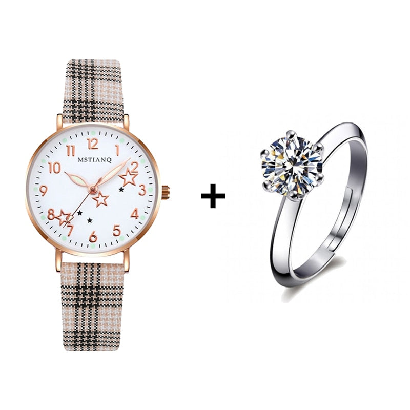 2022 New Watch Women Fashion Casual Leather Belt Watches