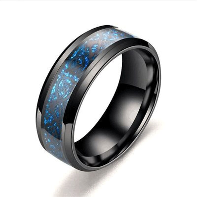 MixMax 20pcs Mix Colors Dragon Pattern Stainless Steel Ring - Jeglowstore