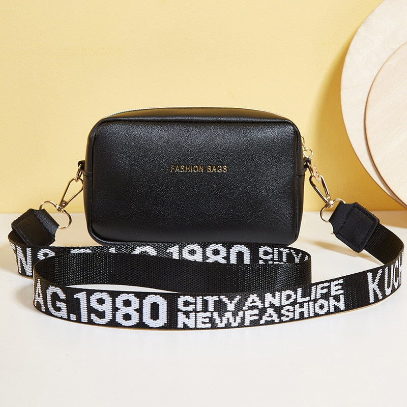 Pu Leather Simple Style Small Shoulder Bag