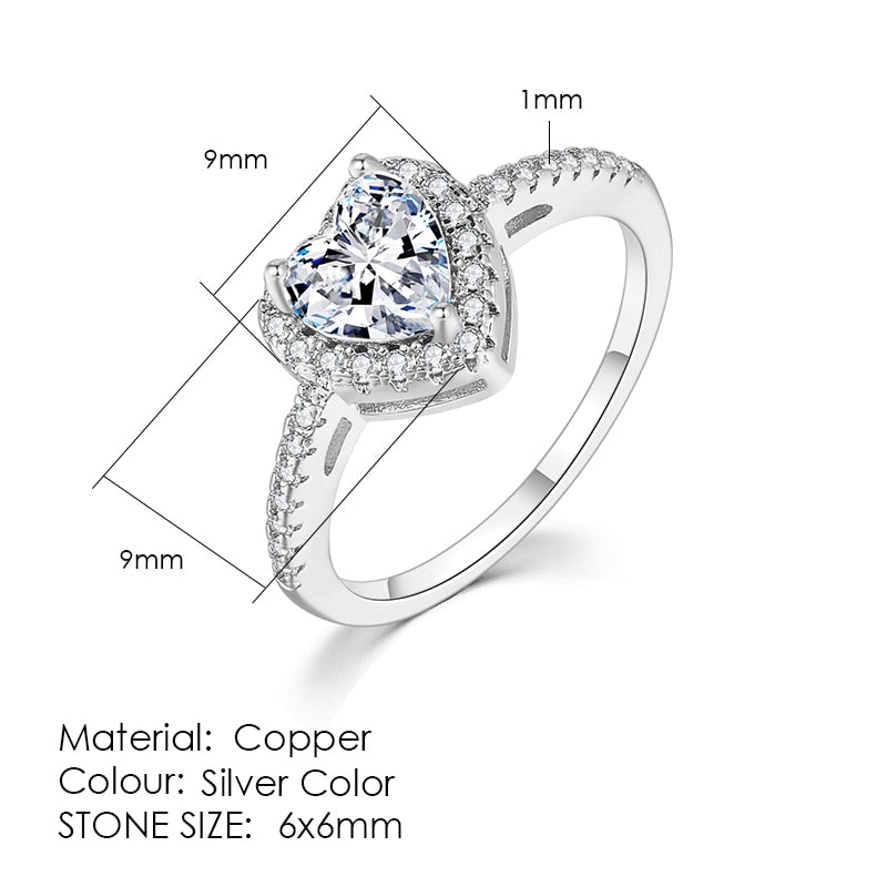ZHOUYANG Cubic Zirconia Ring For Women - Jeglowstore