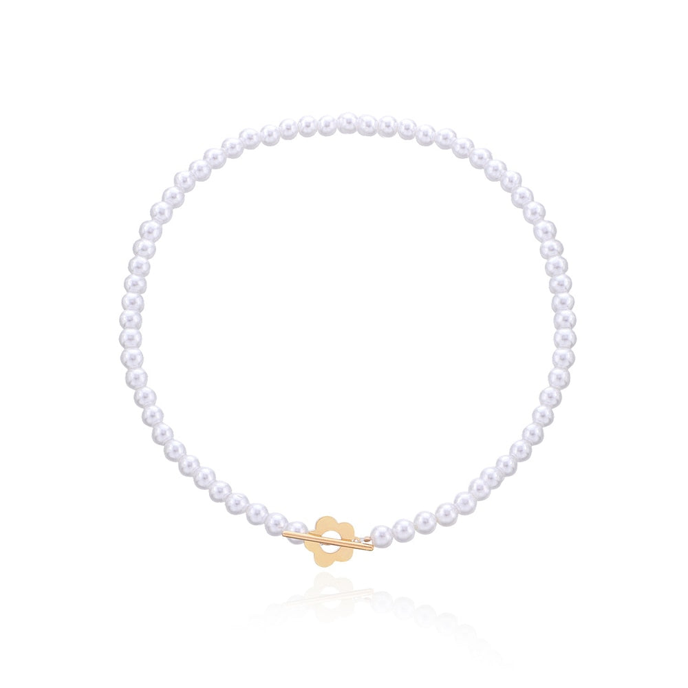 SUMENG Luxury Flower Lariat Black Crystal Glass Bead Chain Choker Necklace