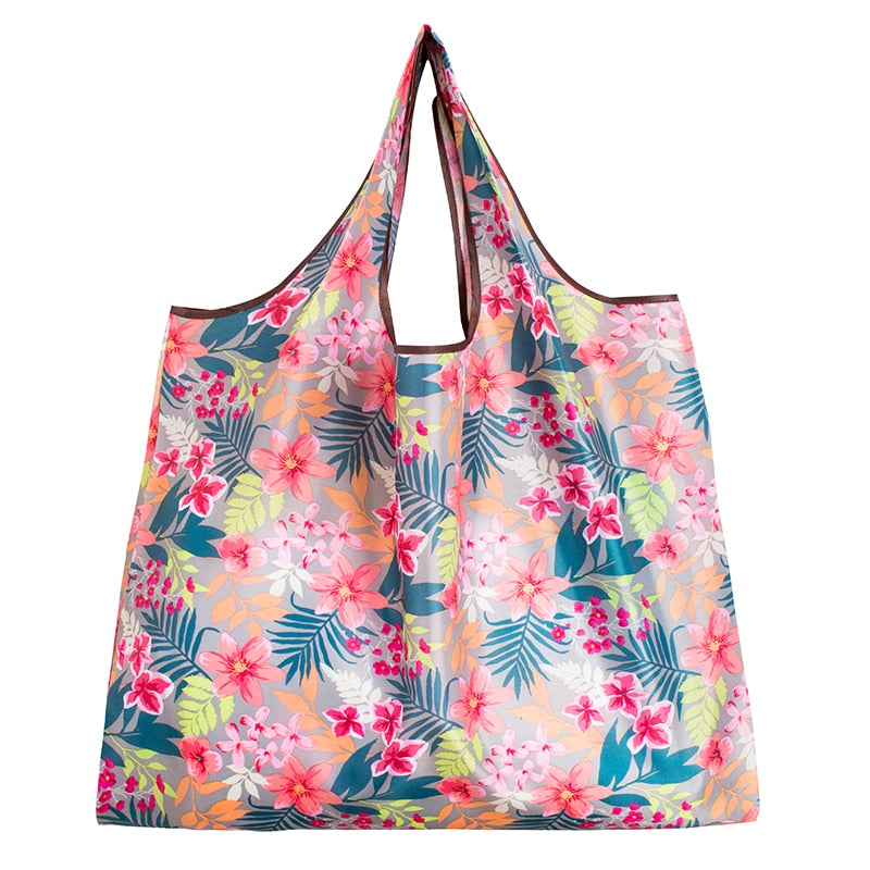 Big Size Thick Nylon Large Tote ECO Reusable Polyester Portable Foldable Bag