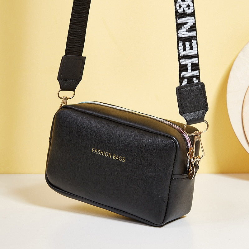 Pu Leather Simple Style Small Shoulder Bag