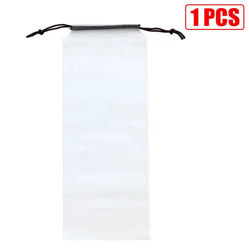 Matte Translucent Plastic Bag Umbrella Reusable Portable Storage Bag