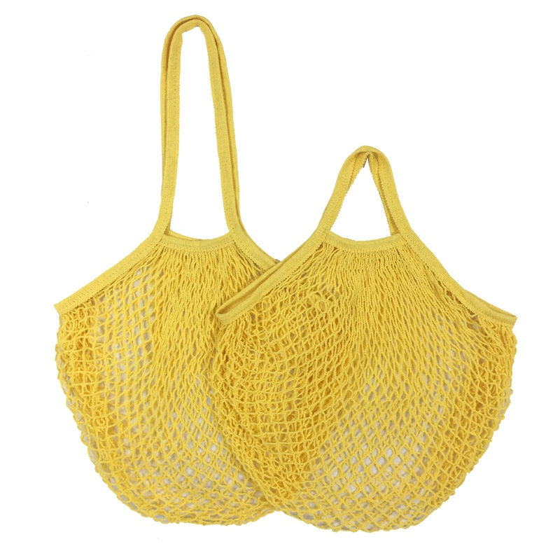 Reusable Washable Cotton String Bag