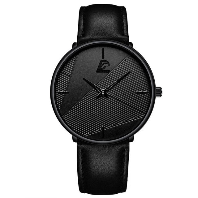 Minimalist Fashion Ultra-thin Watch Simple Men Business Quartz Wristwatch - Jeglowstore