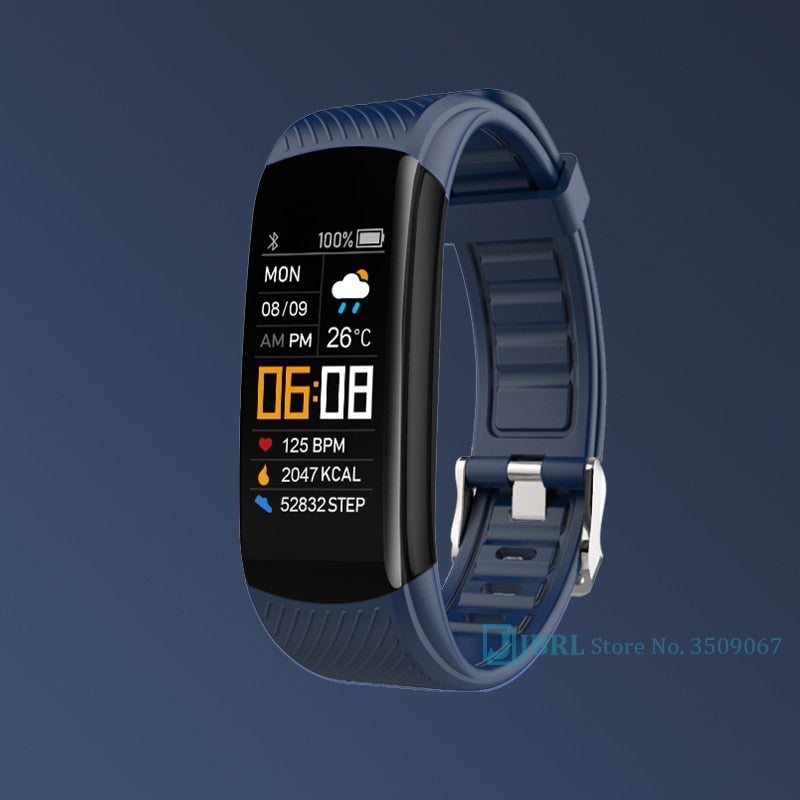 Fitness Tracker Android iOS Heart Rate Monitor Electronic Waterproof Smart Watch