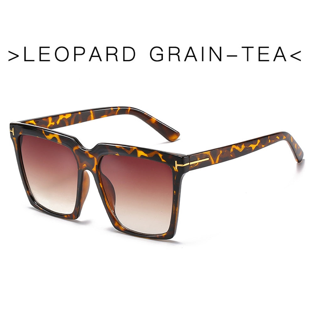 MUSELIFE Fashion Square Women's Cat Eye Sunglasses
