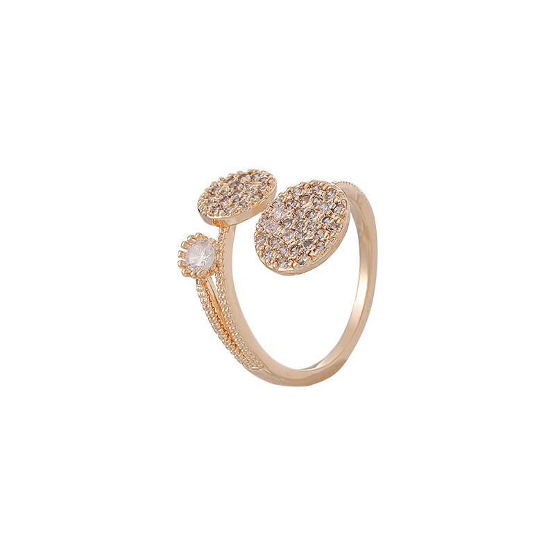 2022 Korean New Exquisite Geometric Round Ring
