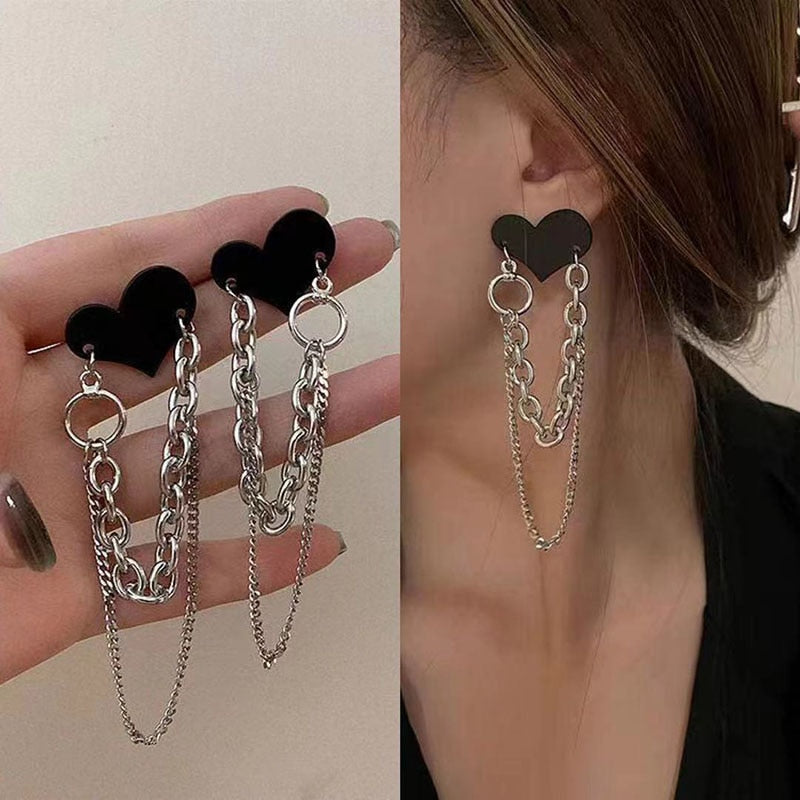Korean Four-Prong Setting CZ Earing Claw Ear Hook Clip