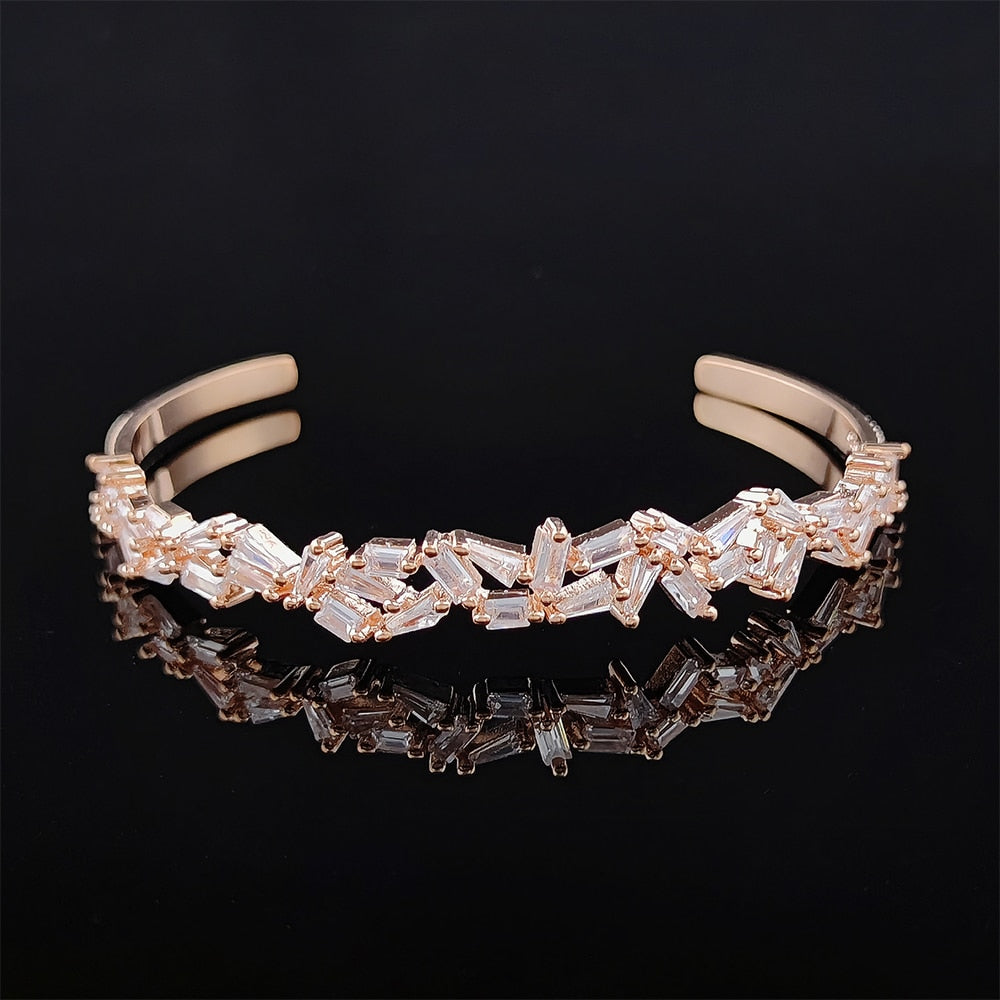 Luxury Punk Snake Butterfly Gold Silver Color Adjustable Open Bracelet - Jeglowstore
