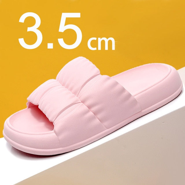 Soft Sole Thick Platform Flip Flops
