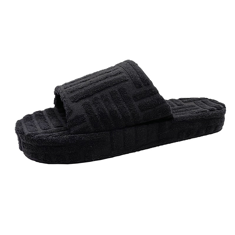 Luxury Brand Peep Toe Thick Sole Flip Flops