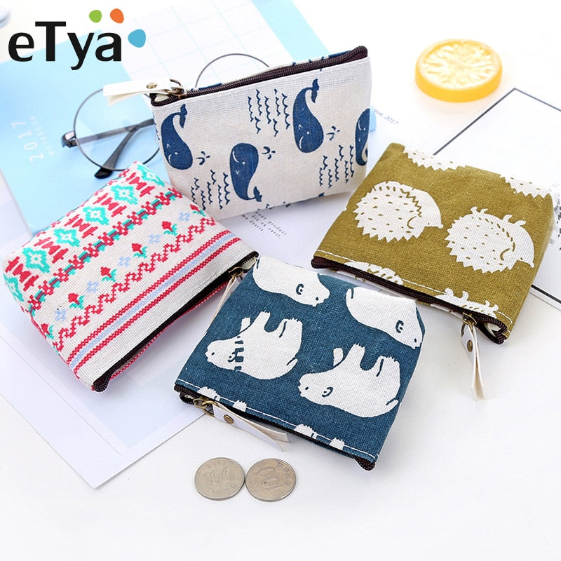 Small Mini Coin Pouch Zipper