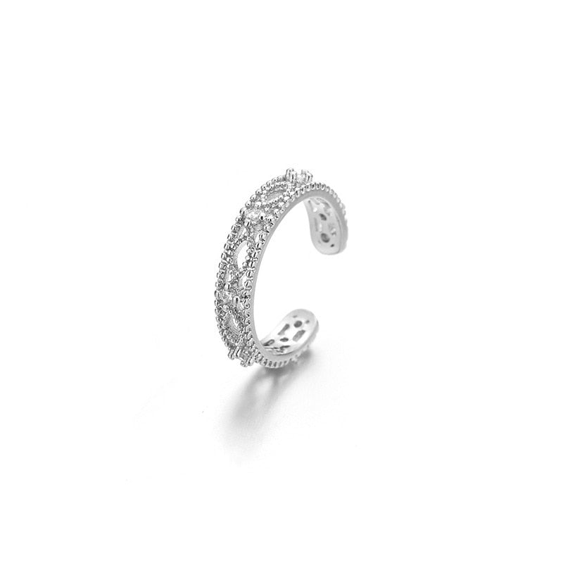1 pcs Charming Line Zircon Clip Earrings Without Piercing