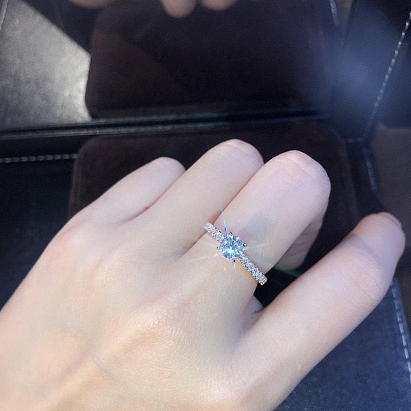 Trendy Shiny Crystal Ring