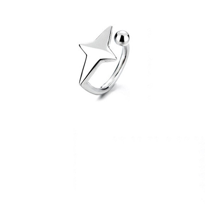 1 pcs Charming Line Zircon Clip Earrings Without Piercing