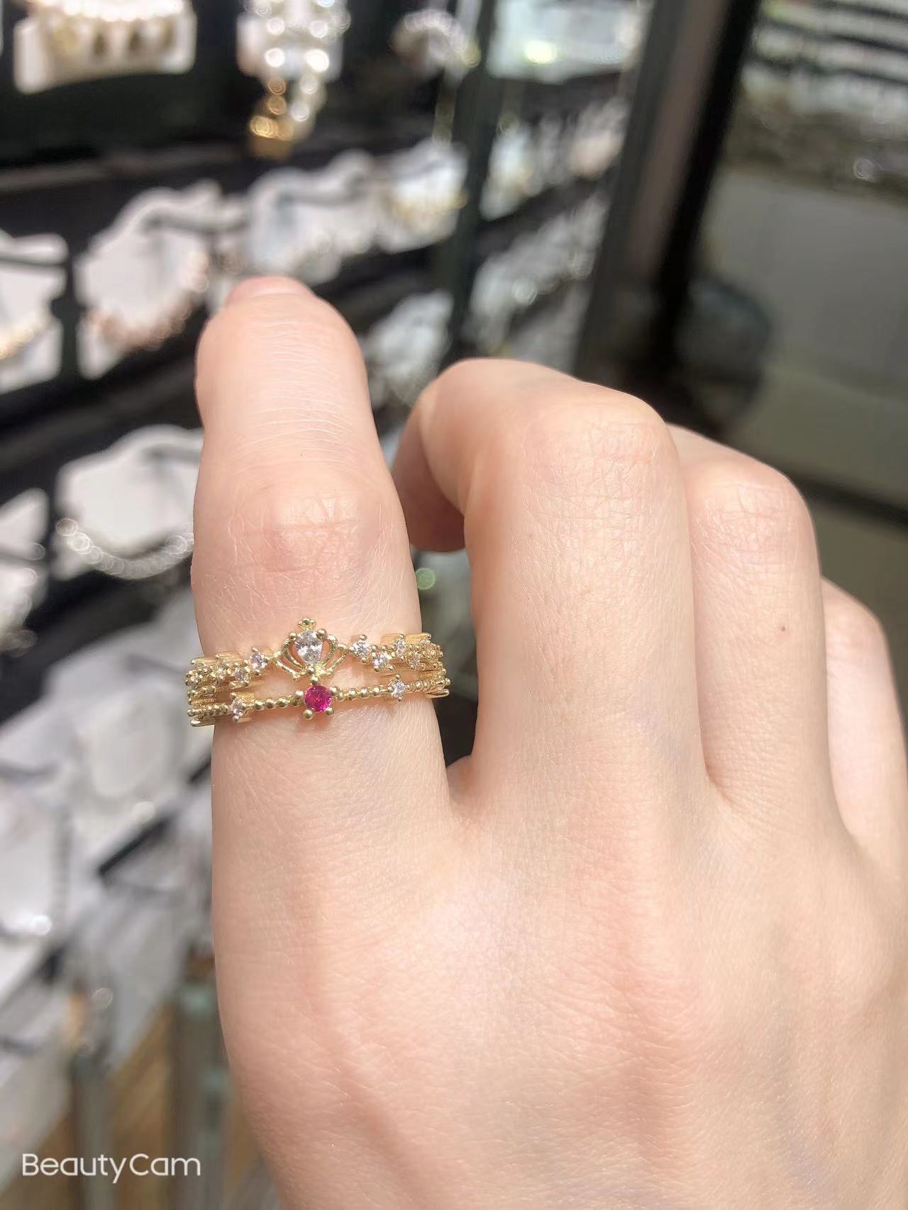 New Exquisite Lovely Opening Ring