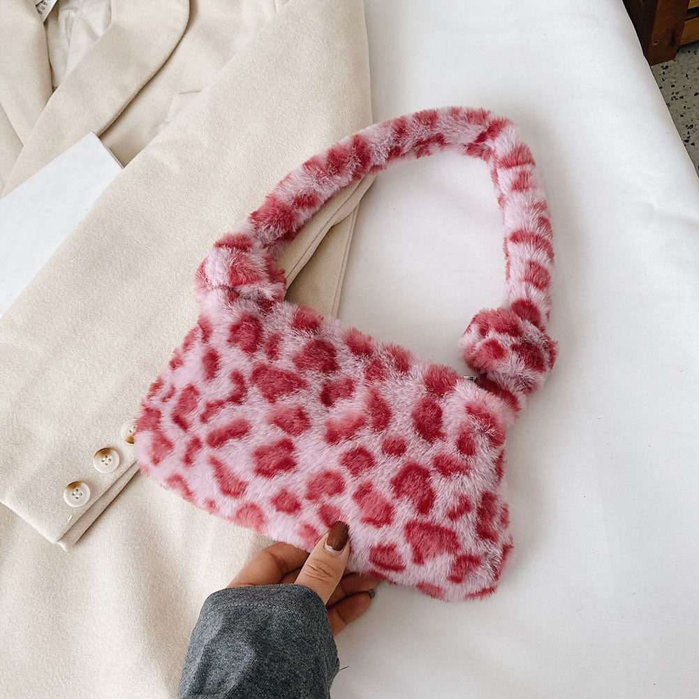 Retro Soft Leopard Print Bags For Women