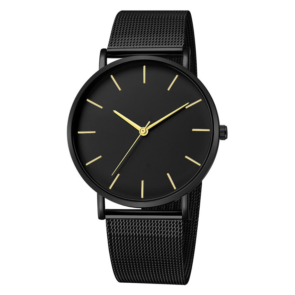 Minimalist Men Fashion Ultra Thin Watch