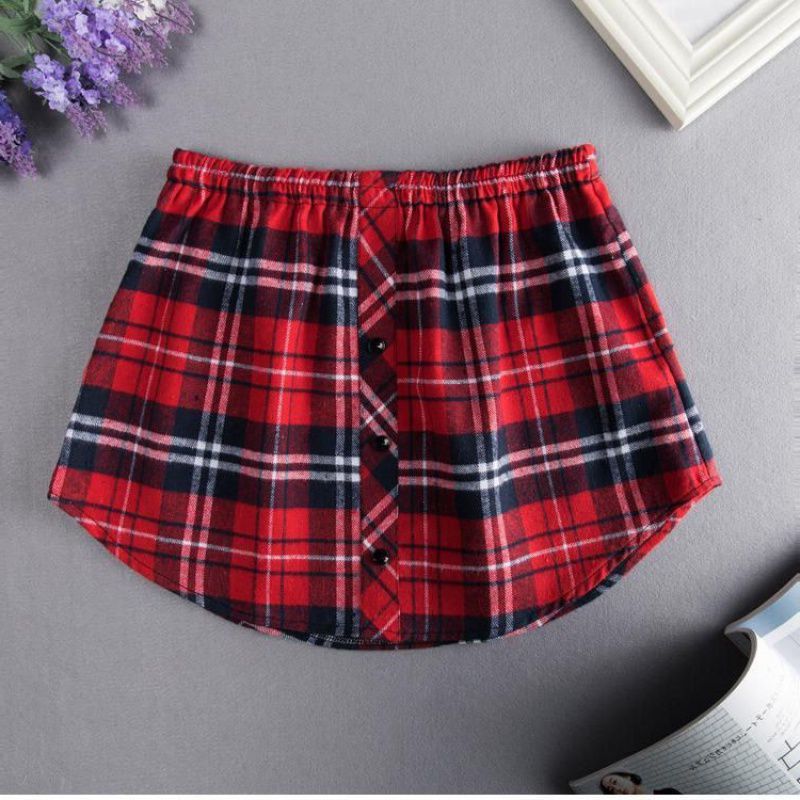 Women Shirt Extenders Adjustable Fake Skirts