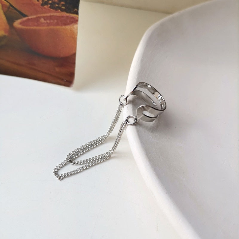LATS Simple Non-Piercing Ear Cuff Earrings