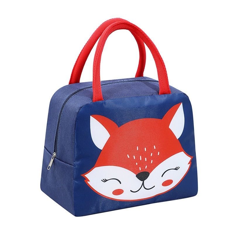 Fresh Cooler Bag Thermal Waterproof Nylon Portable Zipper Lunch Bag