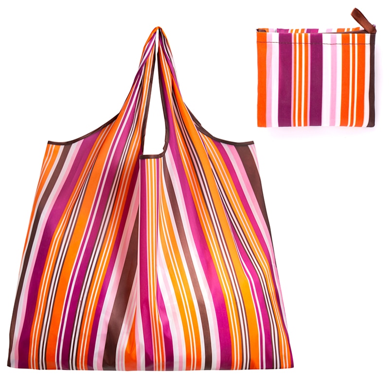 Big Size Thick Nylon Large Tote ECO Reusable Polyester Portable Foldable Bag