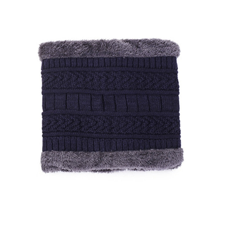 Thick Wool Neck Scarf Cap Balaclava Mask Bonnet Hats