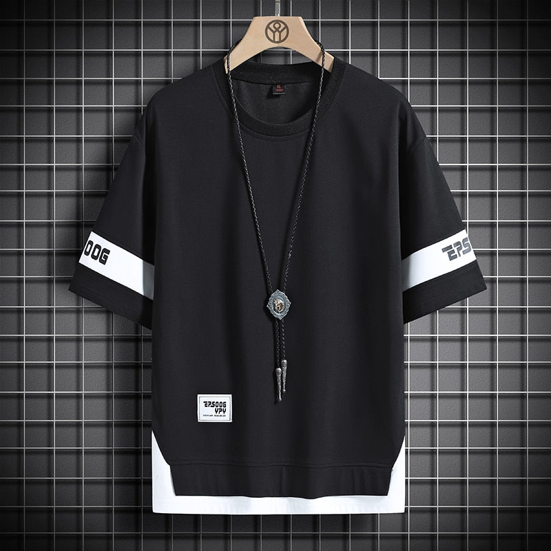 Hip Hop Loose Mens Streetwear T-shirt