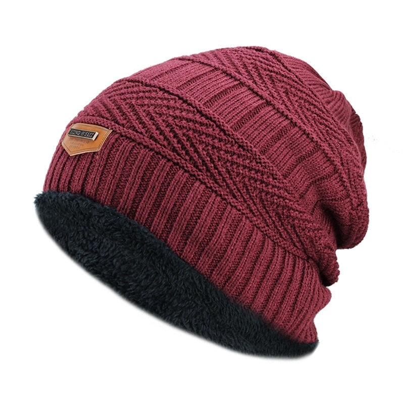 Thick Wool Neck Scarf Cap Balaclava Mask Bonnet Hats