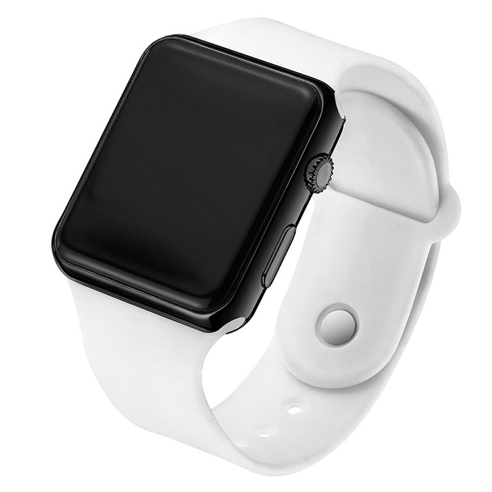 Electronic LED Digital  Fashion Casual Simple Silicone Female Watch