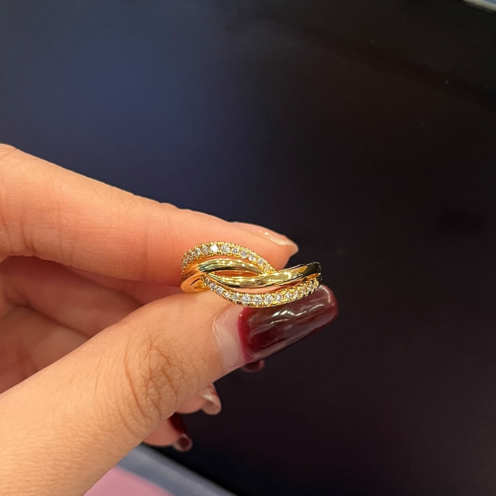 Huitan Fashion Cubic Zirconia Ring