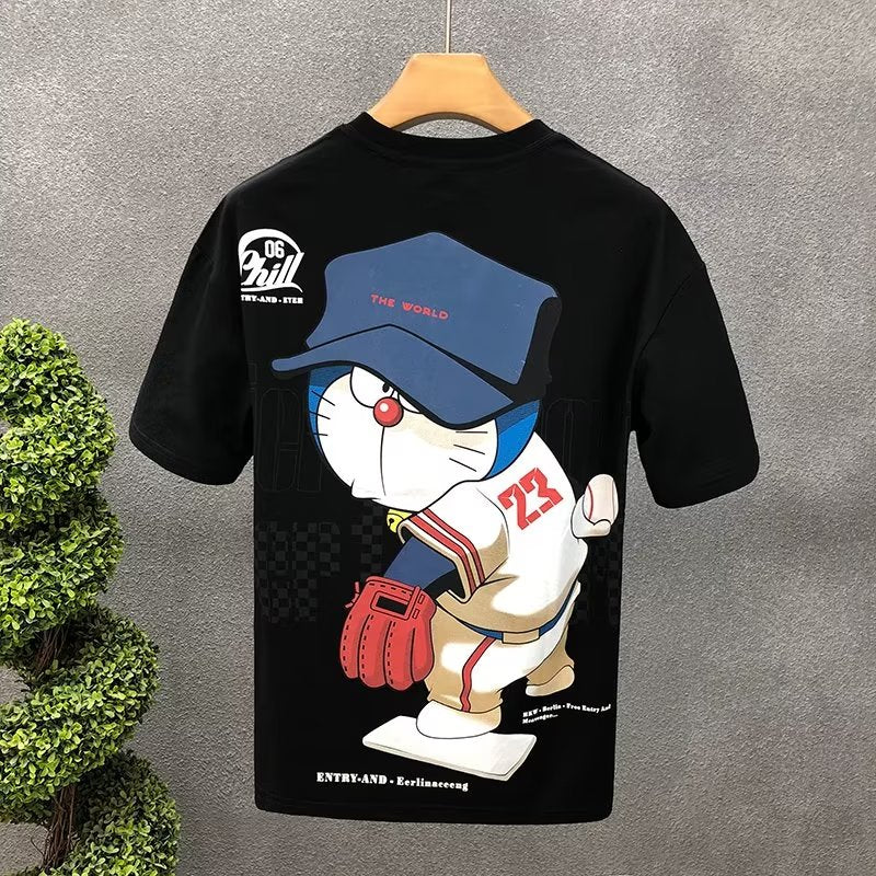 Summer Cotton O-neck T-shirt