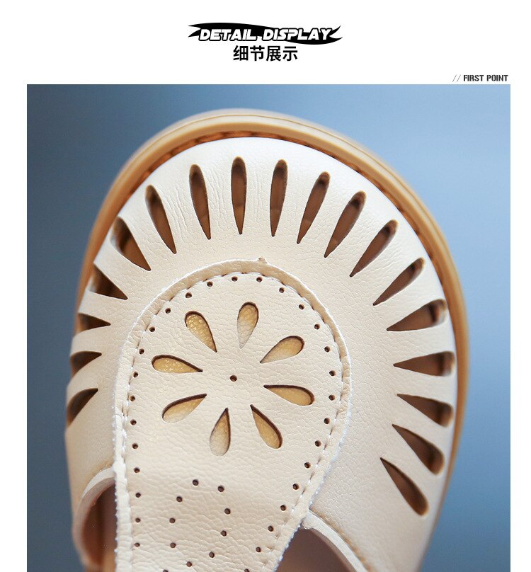Children's Hollow Soft Sole Shoes Carved - Jeglowstore