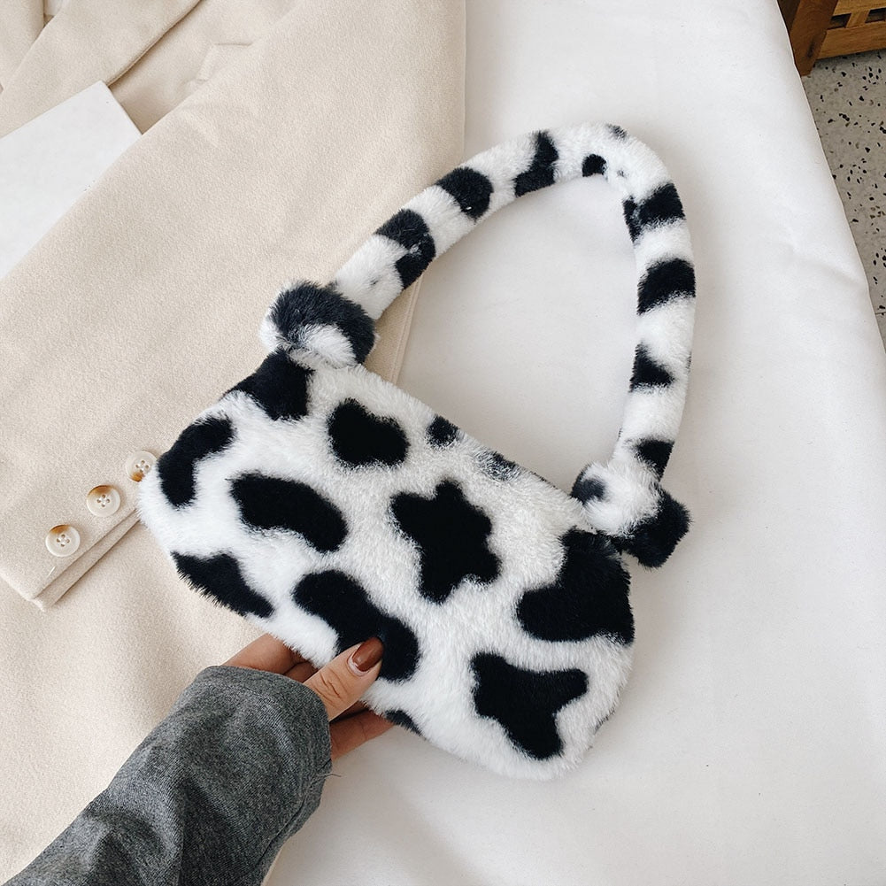 Retro Soft Leopard Print Bags For Women