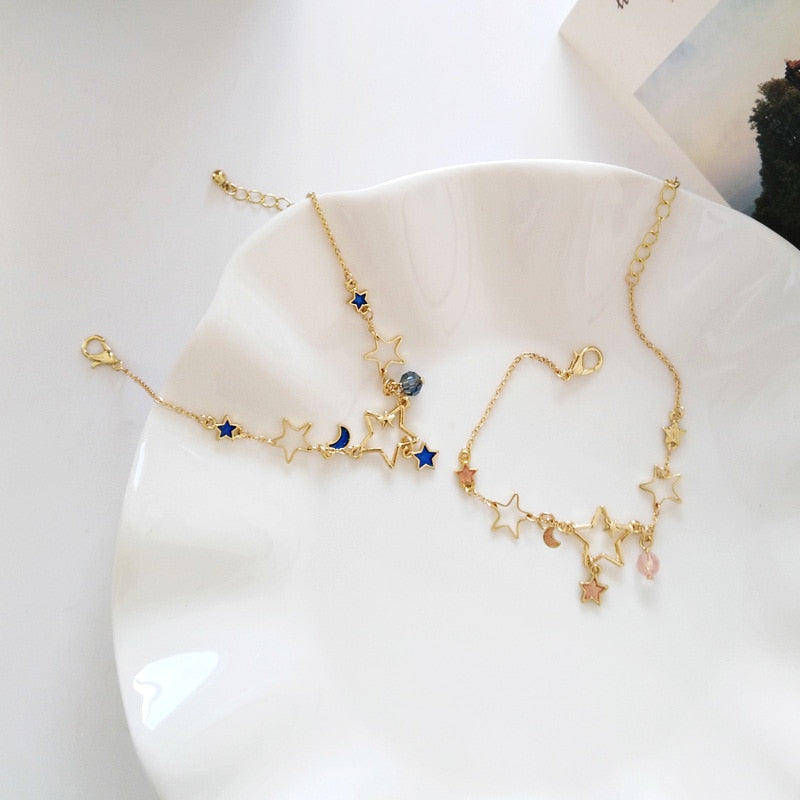 Japan Korea Star Moon Bracelet For Women