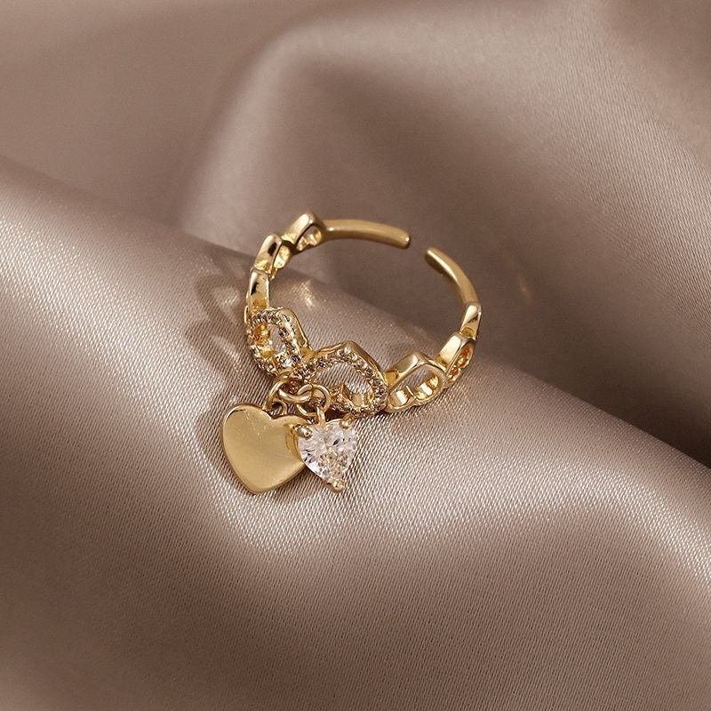 New Exquisite Lovely Opening Ring