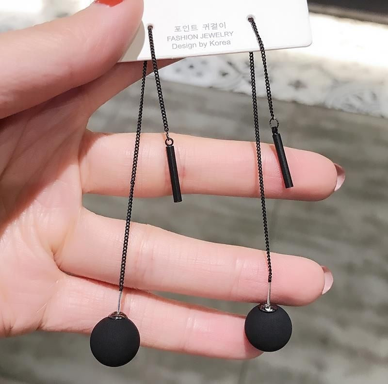 LATS Trend Long Wire Tassel Thread Chain