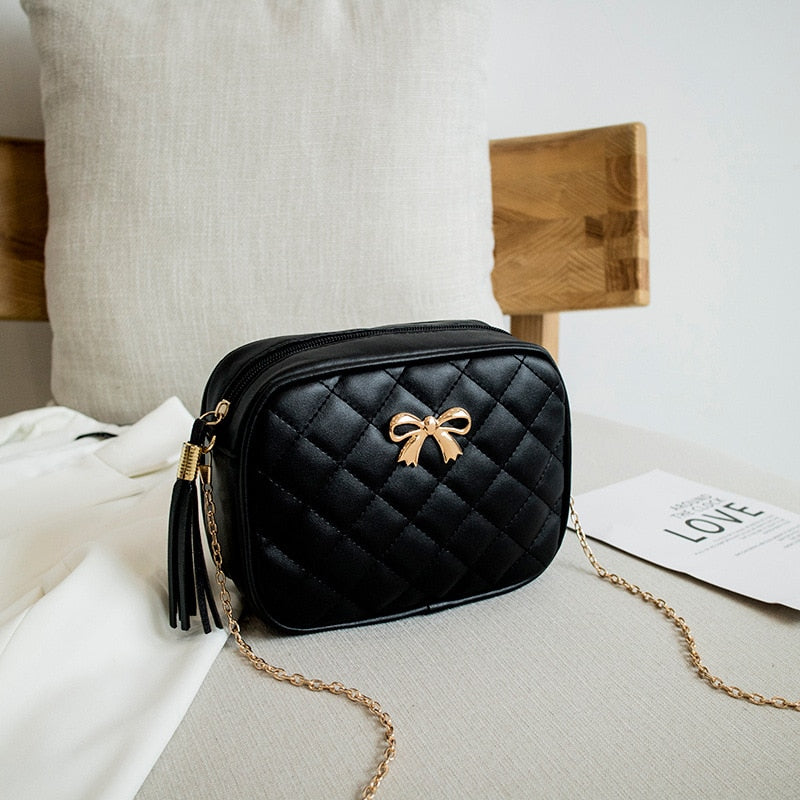 assel Trend Lingge Embroidery Camera Female Shoulder Bag