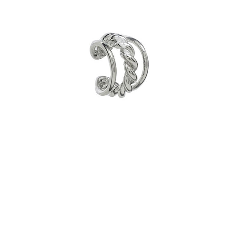 1 pcs Charming Line Zircon Clip Earrings Without Piercing