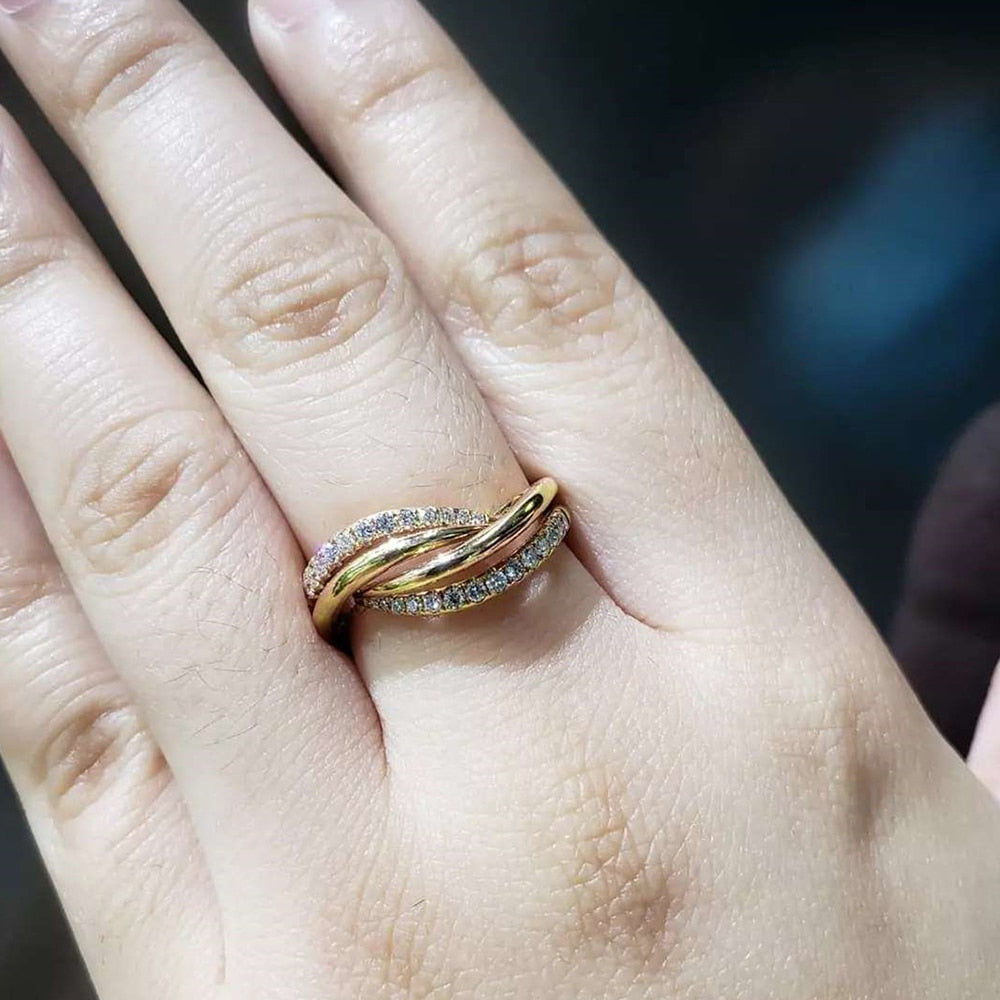 Huitan Fashion Cubic Zirconia Ring