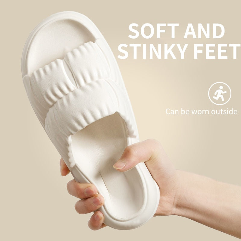 Soft Sole  Thick Platform Anti-Slip  Flip Flops