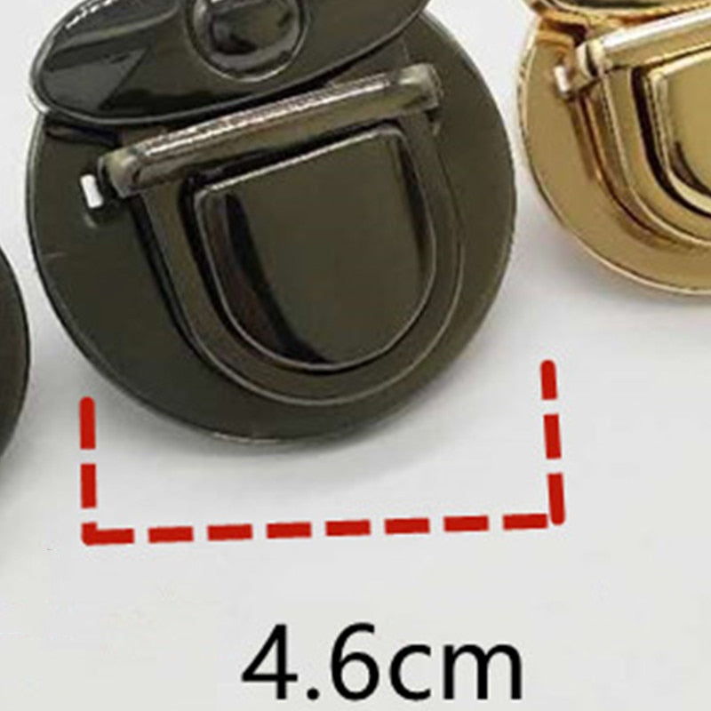 Turn Twist Lock Metal Buckle Bag