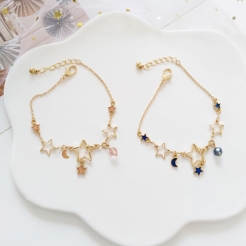Japan Korea Star Moon Bracelet For Women