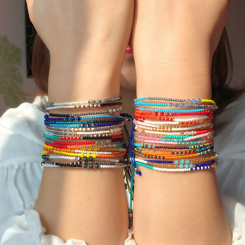 Handmade Bohemian Ethnic Colorful  Friendship Bracelet