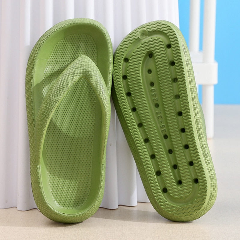 Rimocy Soft Sole Platform Thick Bottom Flip Flops