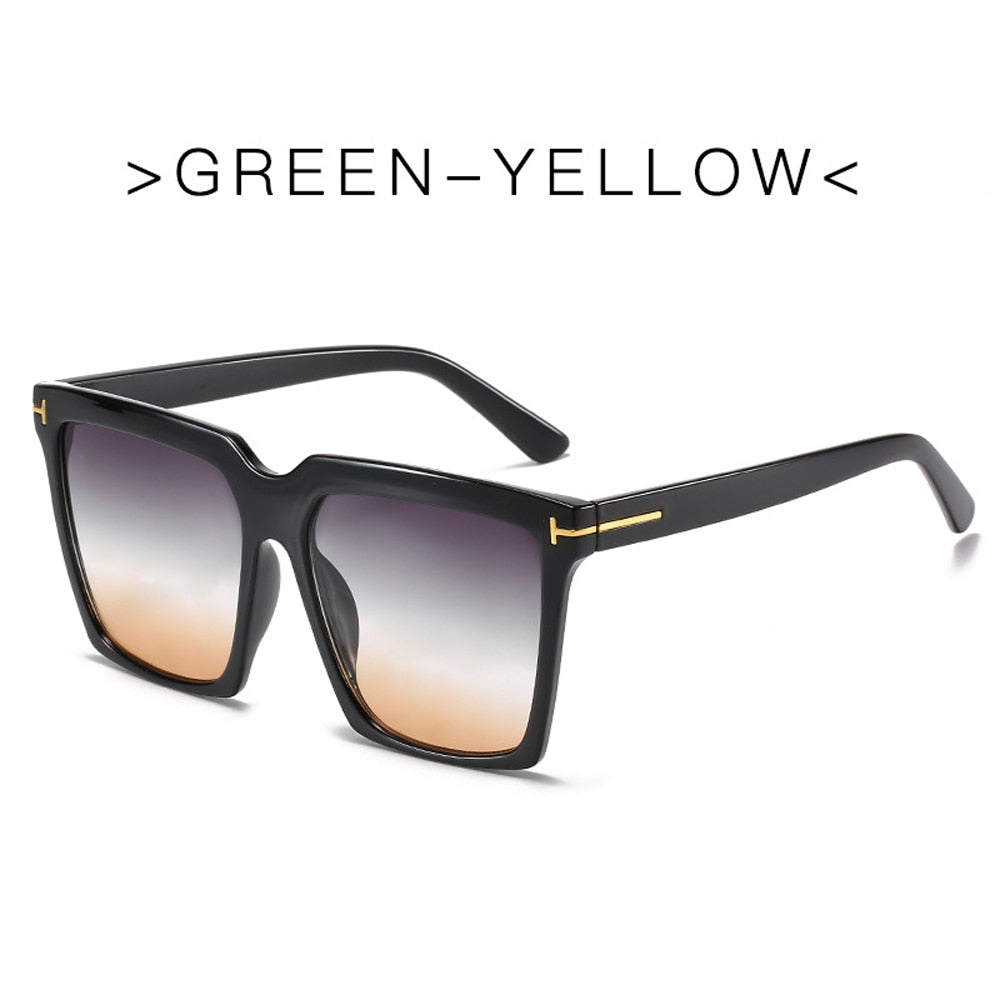 MUSELIFE Fashion Square Women's Cat Eye Sunglasses