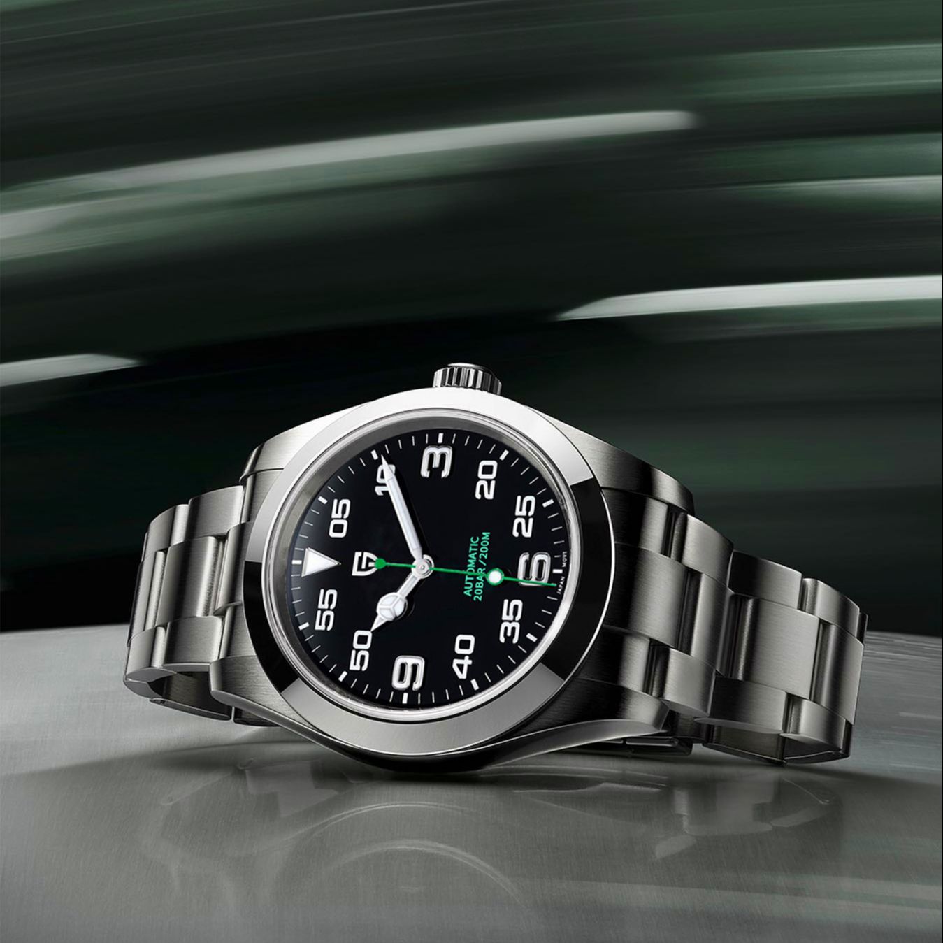 PAGANI DESIGN 40MM Men Mechanica lAR Coated Automatic Wristwatch